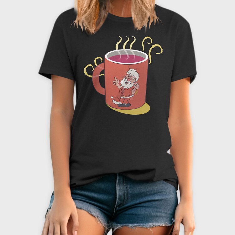 Hot Cocoa Santa, Tricou Barbati (Unisex)