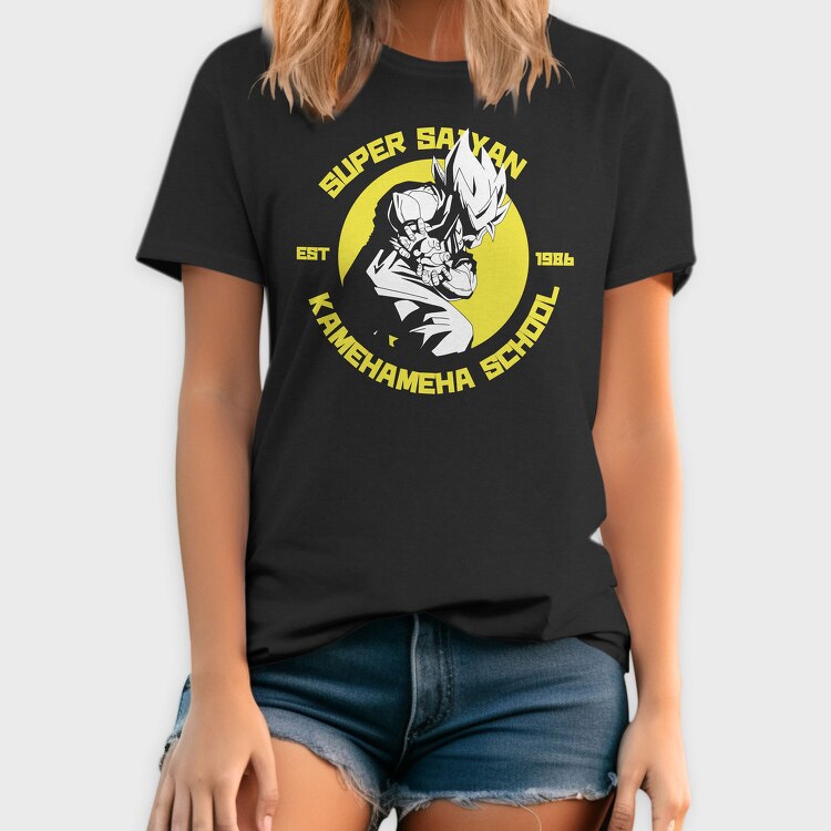 Super Saiyan School, Tricou Barbati (Unisex)