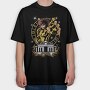 Lion Zodiac Warrior, Tricou Oversize Barbati (Unisex)