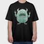 Furry Monster Scream, Tricou Oversize Barbati (Unisex)