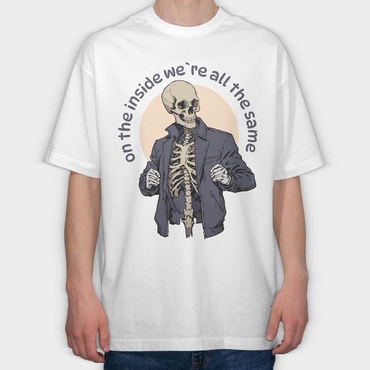 Skelletonj Acket, Tricou Oversize Barbati (Unisex)