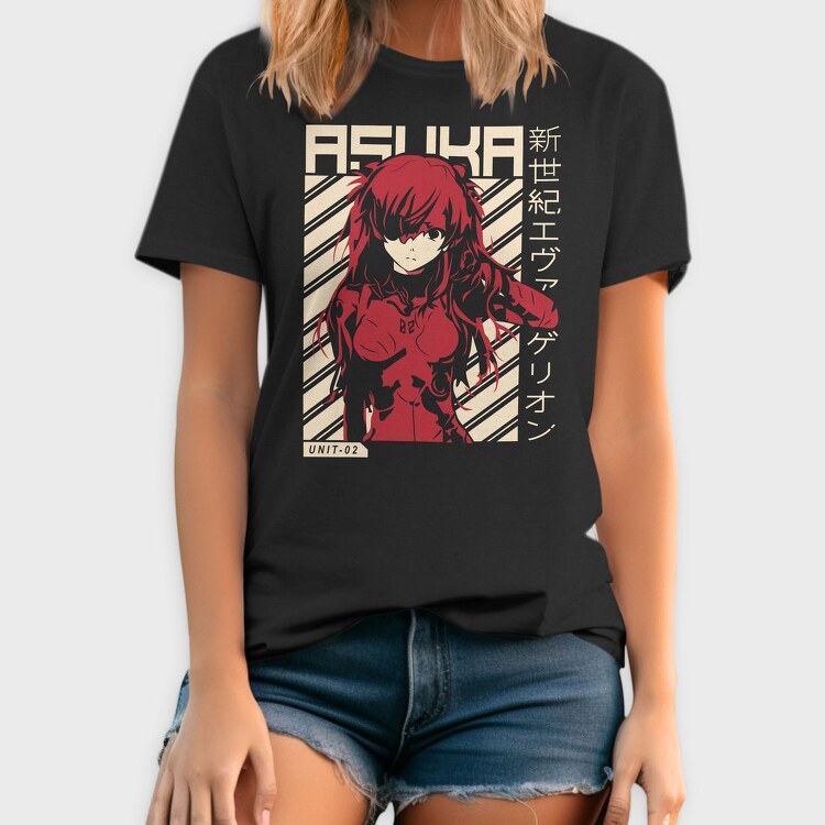 Asuka Unit 02, Tricou Barbati (Unisex)