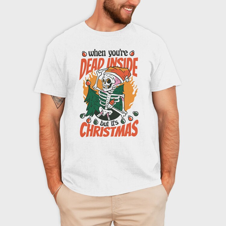 Dead Inside Xmas, Tricou Barbati (Unisex)