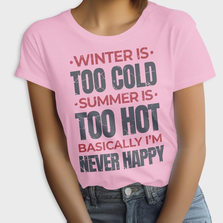 Seasons Quote, Tricou Femei