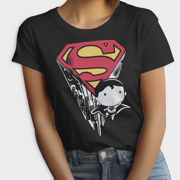 Superman Distressed, Tricou Femei