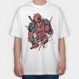 Deadpool Blood Bath, Tricou Oversize Barbati (Unisex)