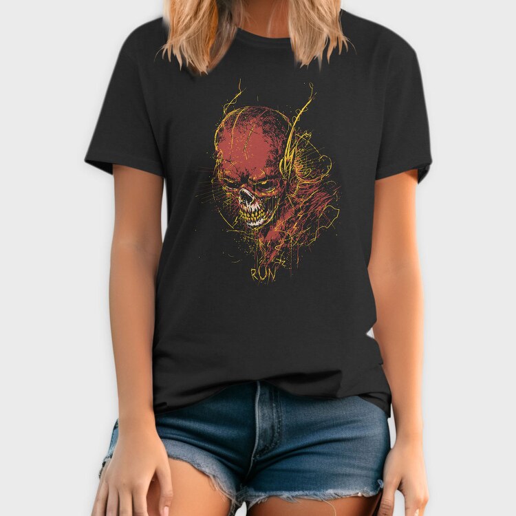 Runaway Skull, Tricou Barbati (Unisex)