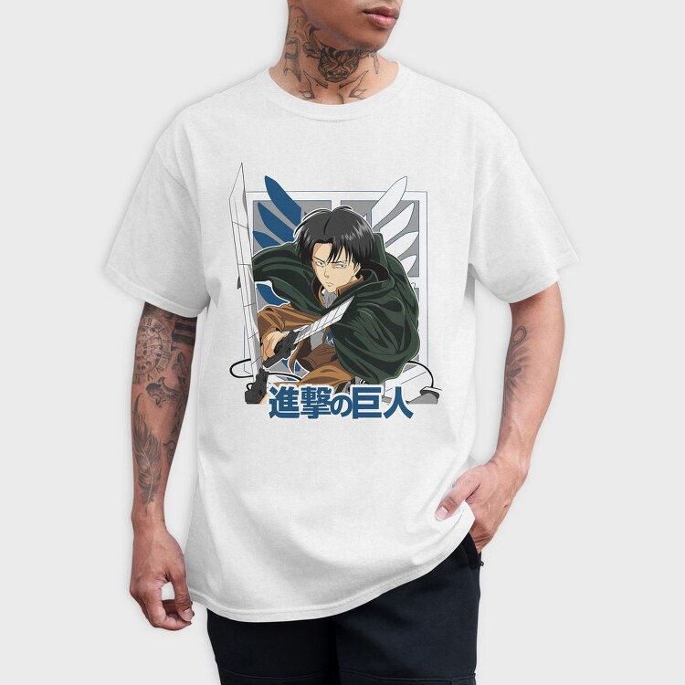 Attack On Titan Eren, Tricou Barbati (Unisex)