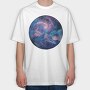 Galactic Mountain Sublimation, Tricou Oversize Barbati (Unisex)
