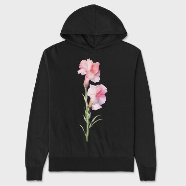 Gladiolus Flower 01, Hanorac Oversize Barbati (Unisex)