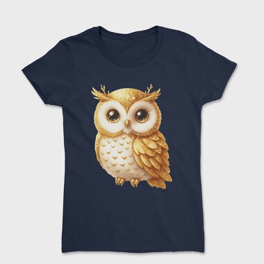 Glittery Owl Glow, Tricou Femei