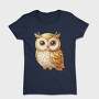 Glittery Owl Glow, Tricou Femei