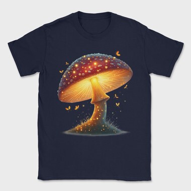 Glowing Fairy Mushroom, Tricou Barbati (Unisex)