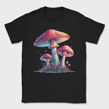 Glowing Fantasy Mushrooms, Tricou Barbati (Unisex)