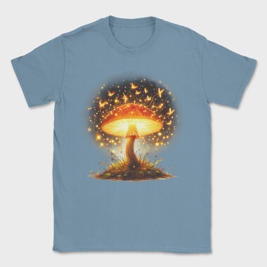 Glowing Magic Mushroom, Tricou Barbati (Unisex)