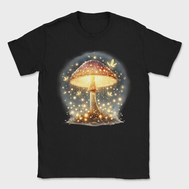 Glowing Mushroom Glow, Tricou Barbati (Unisex)