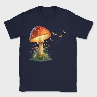 Glowing Mushroom Mystique, Tricou Barbati (Unisex)
