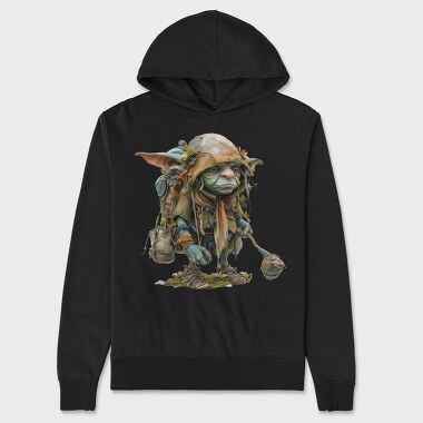 Gnome Adventurer Gnome, Hanorac Oversize Barbati (Unisex)
