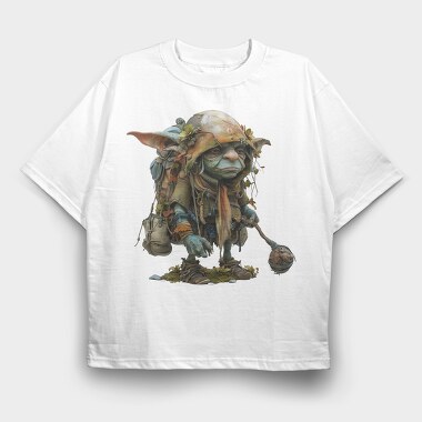 Gnome Adventurer Gnome, Tricou Oversize Barbati (Unisex)