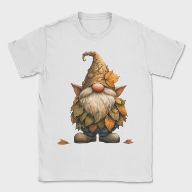 Gnome Autumn Leaves, Tricou Barbati (Unisex)