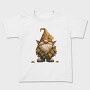 Gnome Autumn Leaves, Tricou Copii