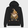 Gnome Autumn Leaves, Hanorac Oversize Barbati (Unisex)