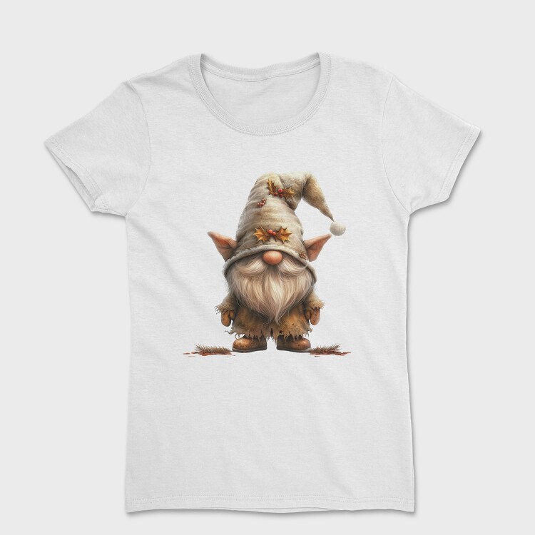 Gnome Christmas Hat, Tricou Femei