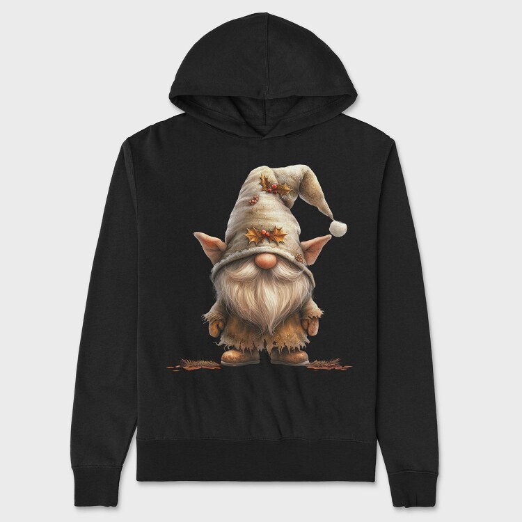 Gnome Christmas Hat, Hanorac Oversize Barbati (Unisex)