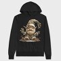 Gnome Christmas Holly, Hanorac Oversize Barbati (Unisex)