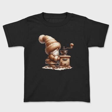 Gnome Coffee Grinder, Tricou Copii
