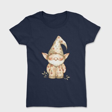Gnome Floral Hat, Tricou Femei
