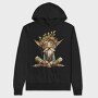 Gnome Flower Crown, Hanorac Oversize Barbati (Unisex)