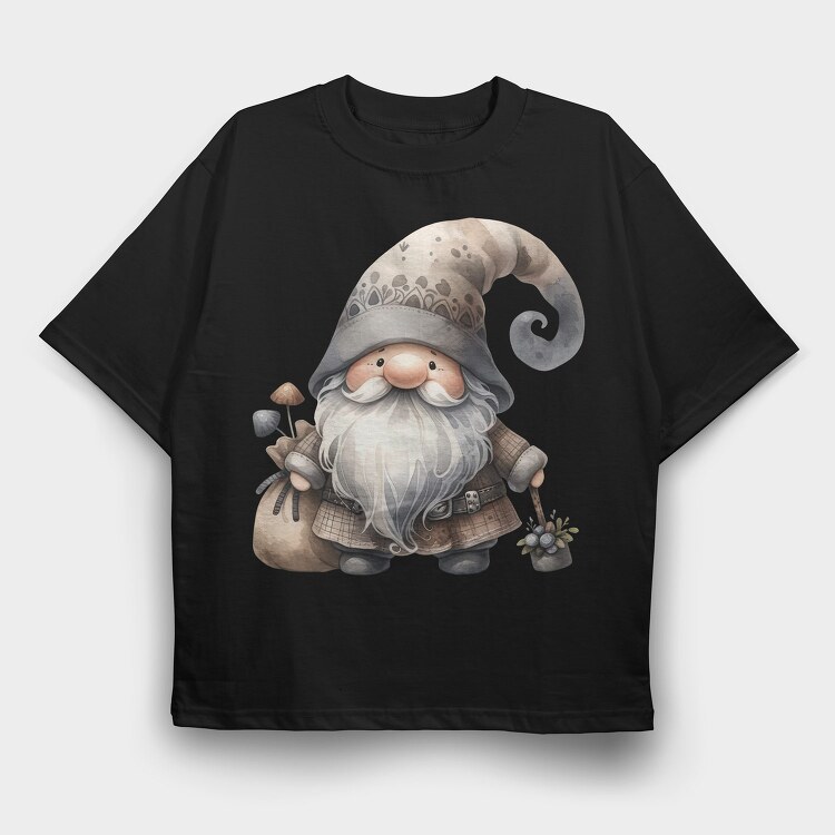 Gnome Gardener Gnome, Tricou Oversize Barbati (Unisex)