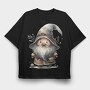 Gnome Gothic Hat, Tricou Oversize Barbati (Unisex)