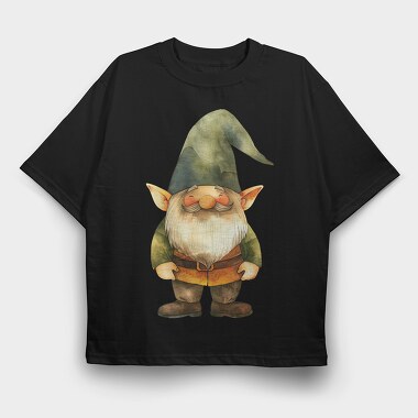 Gnome Hat Gnome, Tricou Oversize Barbati (Unisex)