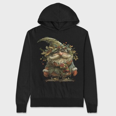 Gnome Holiday Muse, Hanorac Oversize Barbati (Unisex)