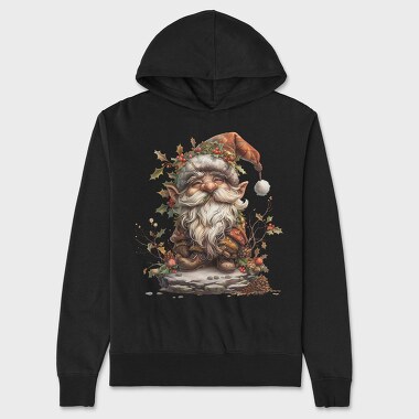 Gnome Holly Mistletoe, Hanorac Oversize Barbati (Unisex)