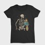 Skeleton Watering the Plant, Tricou Femei