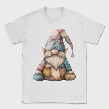 Gnome Patchwork Clipping, Tricou Barbati (Unisex)