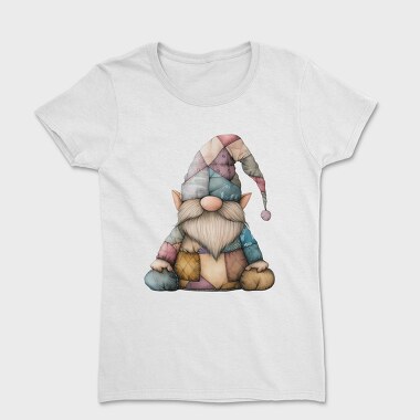 Gnome Patchwork Clipping, Tricou Femei