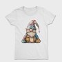 Gnome Patchwork Clipping, Tricou Femei