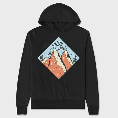 Go Wild For A Shi Le, Hanorac Oversize Barbati (Unisex)