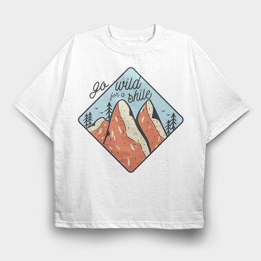 Go Wild For A Shi Le, Tricou Oversize Barbati (Unisex)