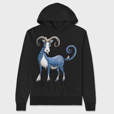 Goat Spiral Tail, Hanorac Oversize Barbati (Unisex)
