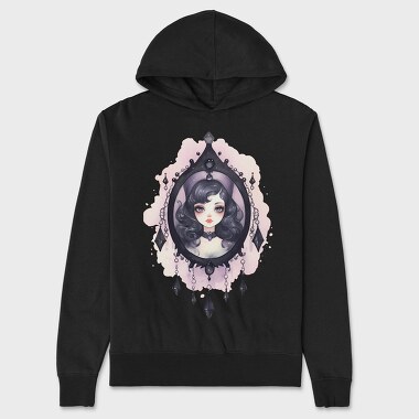 Goddess Of Shadow Mirror, Hanorac Oversize Barbati (Unisex)