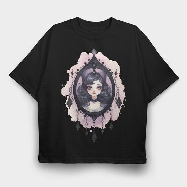 Goddess Of Shadow Mirror, Tricou Oversize Barbati (Unisex)