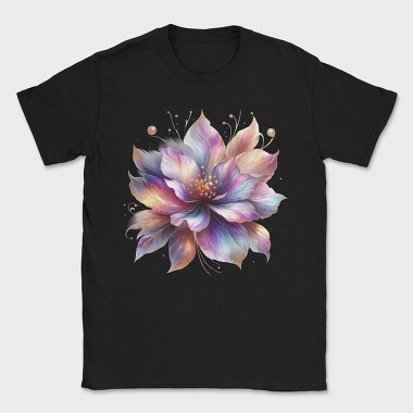 Gold Glow Flower, Tricou Barbati (Unisex)