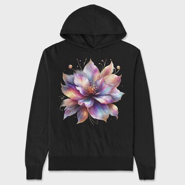 Gold Glow Flower, Hanorac Oversize Barbati (Unisex)