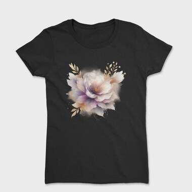 Gold Glow Flowers, Tricou Femei