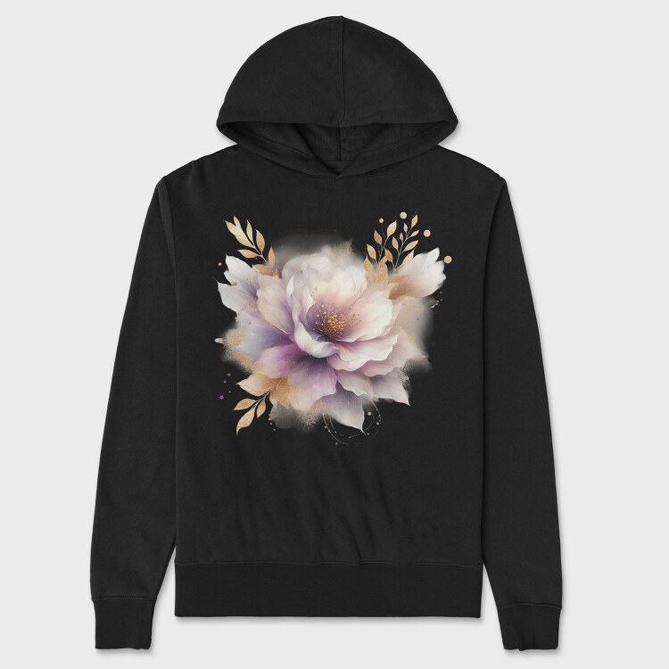 Gold Glow Flowers, Hanorac Oversize Barbati (Unisex)